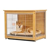 Amazon.co.jp: 良木工房(YOSHIKI) 木製 犬 ケージ ペットゲージ 犬用